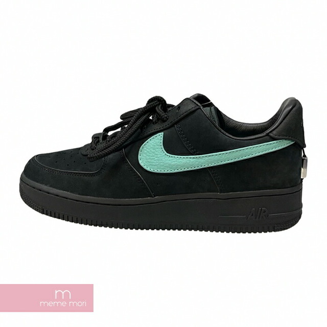 TIFFANY&Co.×NIKE 2023SS AIR FORCE 1 LOW 1837 DZ1382-001 ティファニー×ナイキ エアフォース1 1837 ローカットスニーカー シルバー925 ブラック×ブルー サイズUS12(30cm)【230530】【新古品】【me04】