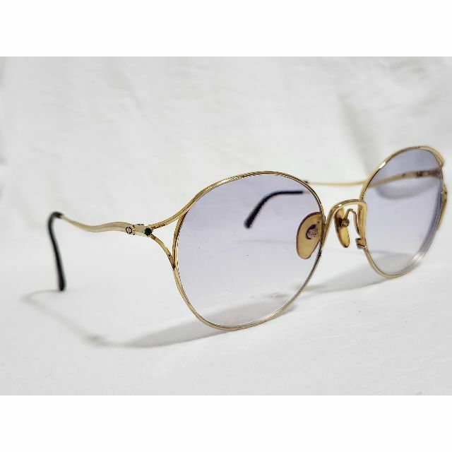 正規レア Dior CDロゴ ウェリントン メタルフレーム メガネ