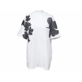 ニールバレット(NEIL BARRETT)のNeIL Barrett ニールバレット floral-printed t-shirt Tシャツ カットソー BJT514A-L566S 花柄 2019SS ホワイト M 中古 美品 41159(Tシャツ(半袖/袖なし))