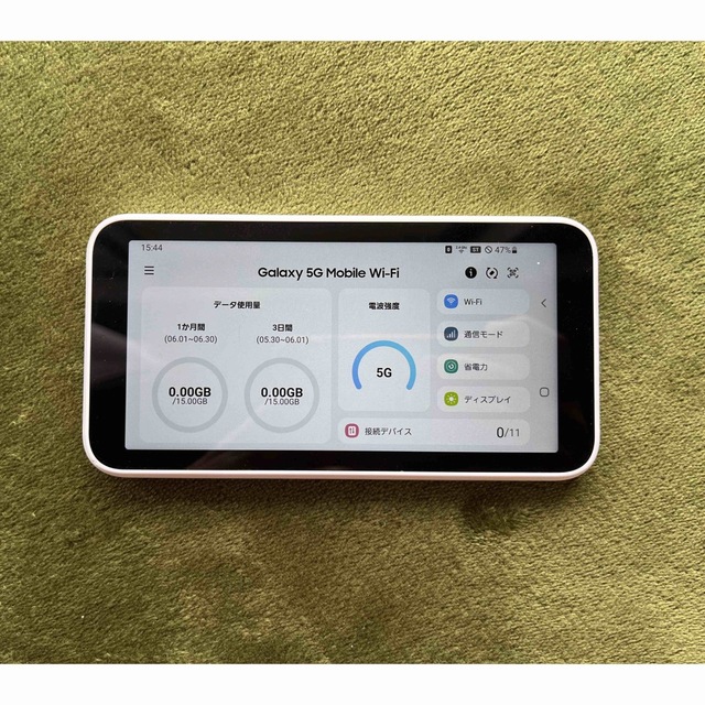 Galaxy 5G Mobile Wi-Fi SCR01 [ホワイト] 本体