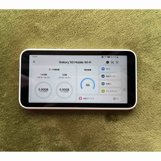 SAMSUNG - GALAXY 5G Mobile Wi-Fi SCR01 SIMフリー