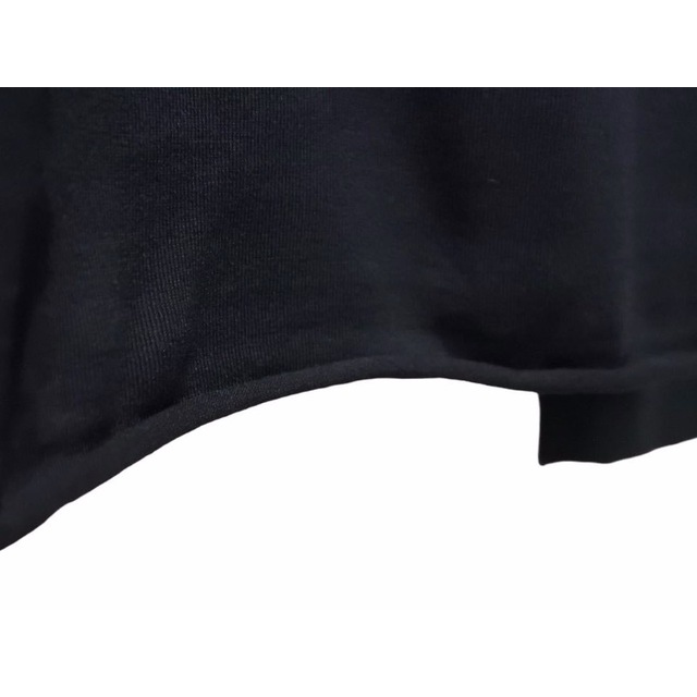 Lucien pellat-finet(ルシアンペラフィネ)のlucien pellat-finet ルシアンぺラフィネ 長袖Tシャツ プリント ラインストーン 1.p-f コットン ブラック サイズM 41164 レディースのトップス(Tシャツ(長袖/七分))の商品写真