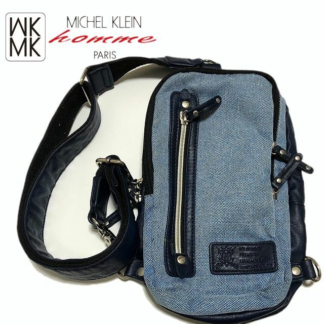 MICHEL KLEIN HOMME(ミッシェルクランオム)のMICHEL KLEIN HOMME ミッシェルクラン オムボディバッグ メンズのバッグ(ボディーバッグ)の商品写真