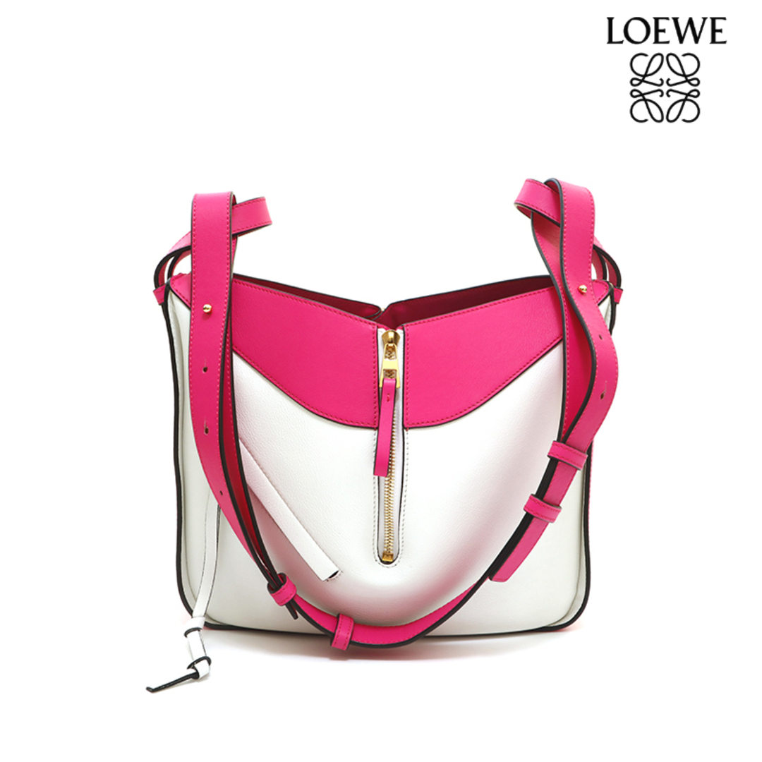 ロエベ LOEWE ハンモック バイカラー 2way ショルダーバッグ - www