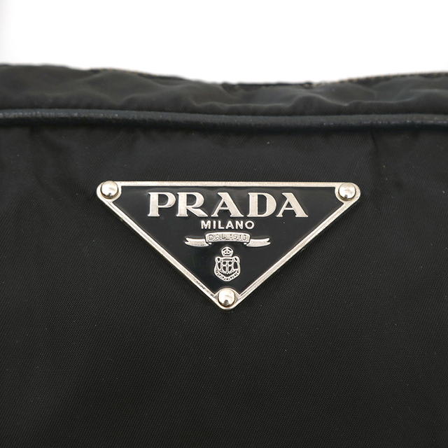 プラダ PRADA 三角ロゴ ナイロン ボーリングバッグ  ショルダーバッグ 6