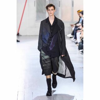 ヨウジヤマモトプールオム(Yohji Yamamoto POUR HOMME)のyohji yamamoto 20SS look1  麻コート(その他)