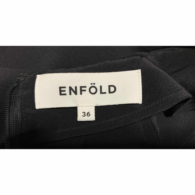 ENFOLD エンフォルド シルクオールインワン 36 プリーツ ケープ