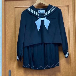 セーラー服 本物 黒 上下セット ⑦ 大きい(コスプレ)