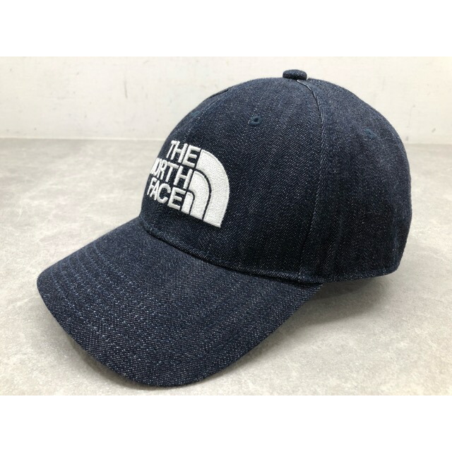 THE NORTH FACE(ザノースフェイス)のTHE NORTH FACE(ノースフェイス) NN02135 TNF Logo Cap 帽子 デニム インディゴ 【中古】【007】 メンズの帽子(キャップ)の商品写真