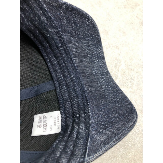 THE NORTH FACE(ザノースフェイス)のTHE NORTH FACE(ノースフェイス) NN02135 TNF Logo Cap 帽子 デニム インディゴ 【中古】【007】 メンズの帽子(キャップ)の商品写真