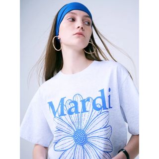 MARDI Tシャツ【新品】FLOWERMARDI (HEATHER BLUE)(Tシャツ(半袖/袖なし))