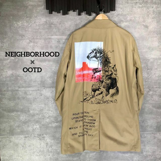 カラーベージュ『NEIGHBORHOOD×OOTD』ネイバーフッド (M) Cコート