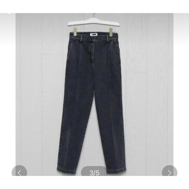 H BEAUTY&YOUTH　DENIM TUCK TROUSERS