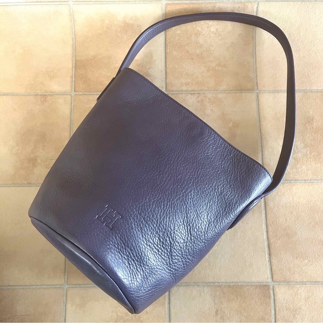 レア 美品 HIROFU ヒロフ バケツ型ショルダーバッグ パープル 紫 レア 美品 HIROFU ヒロフ バケツ型ショルダーバッグ パープル 紫