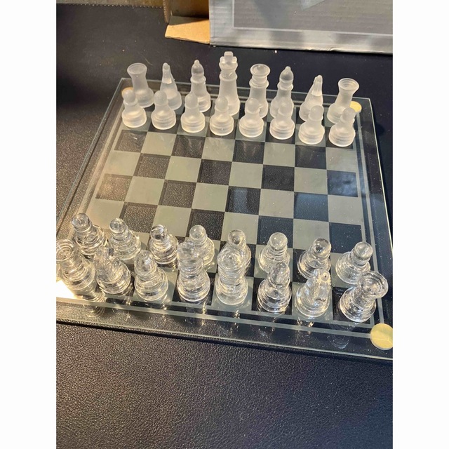 チェス ガラス製