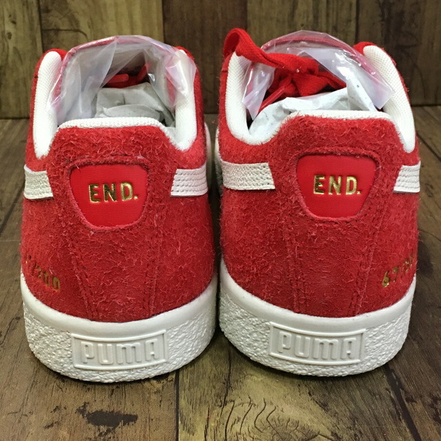 PUMA(プーマ)のEND. × PUMA CLYDE OG RED 50周年 300足限定 エンド プーマ クライド 392302-02【中古】【004】 メンズの靴/シューズ(スニーカー)の商品写真