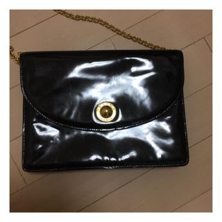 セリーヌ(celine)のセリーヌ ビンテージ エナメル ショルダーバッグ(ショルダーバッグ)