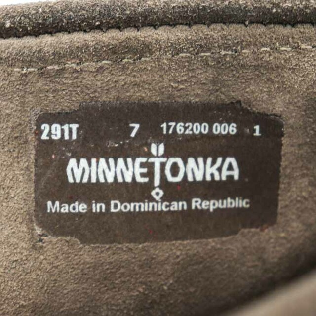 Minnetonka(ミネトンカ)のミネトンカ ハイトップバックジップブーツ ショート ハーフ フリンジ ブランド シューズ 靴 レディース 7サイズ グレー Minnetonka レディースの靴/シューズ(ブーツ)の商品写真