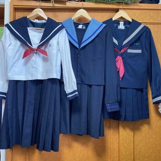 セーラー服 上下セット ジャンパースカート 中間服 大きい 本物 ⑩⑪⑫(衣装一式)