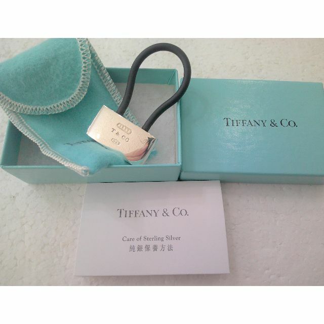 ★TIFFANY＆Co. ティファニー 2001年限定 錠 キーリング チャーム