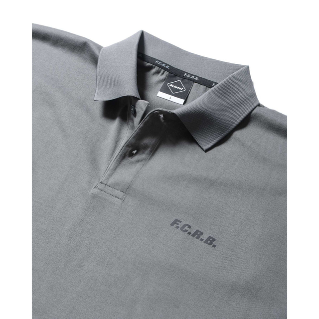 F.C.R.B.(エフシーアールビー)のF.C.Real Bristol  BIGLOGO WIDE POLO GRAY メンズのトップス(ポロシャツ)の商品写真