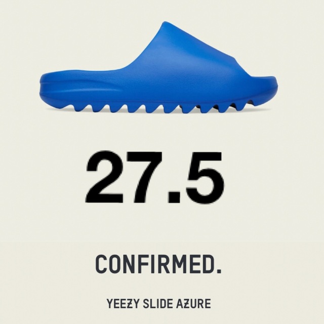 メンズYEEZY SLIDE   27.5