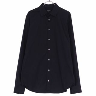 美品 ジルサンダー JIL SANDER シャツ ロングスリーブ 無地 コットン トップス メンズ 34(XS相当) ピンクベージュ