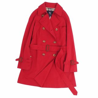 バーバリー(BURBERRY) トレンチコート(レディース)（レッド/赤色系）の 