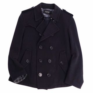 バーバリーブラックレーベル(BURBERRY BLACK LABEL)のバーバリー ブラックレーベル BURBERRY BLACK LABEL ジャケット ダブルブレスト コットン アウター メンズ M ブラック(その他)