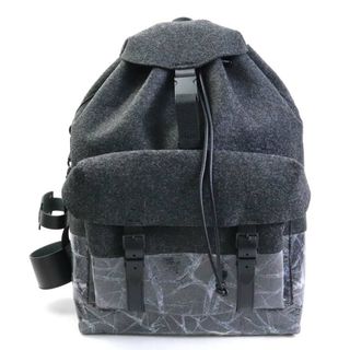 メゾンマルジェラ Maison Margiela リュック フェルト/レザー ブラック