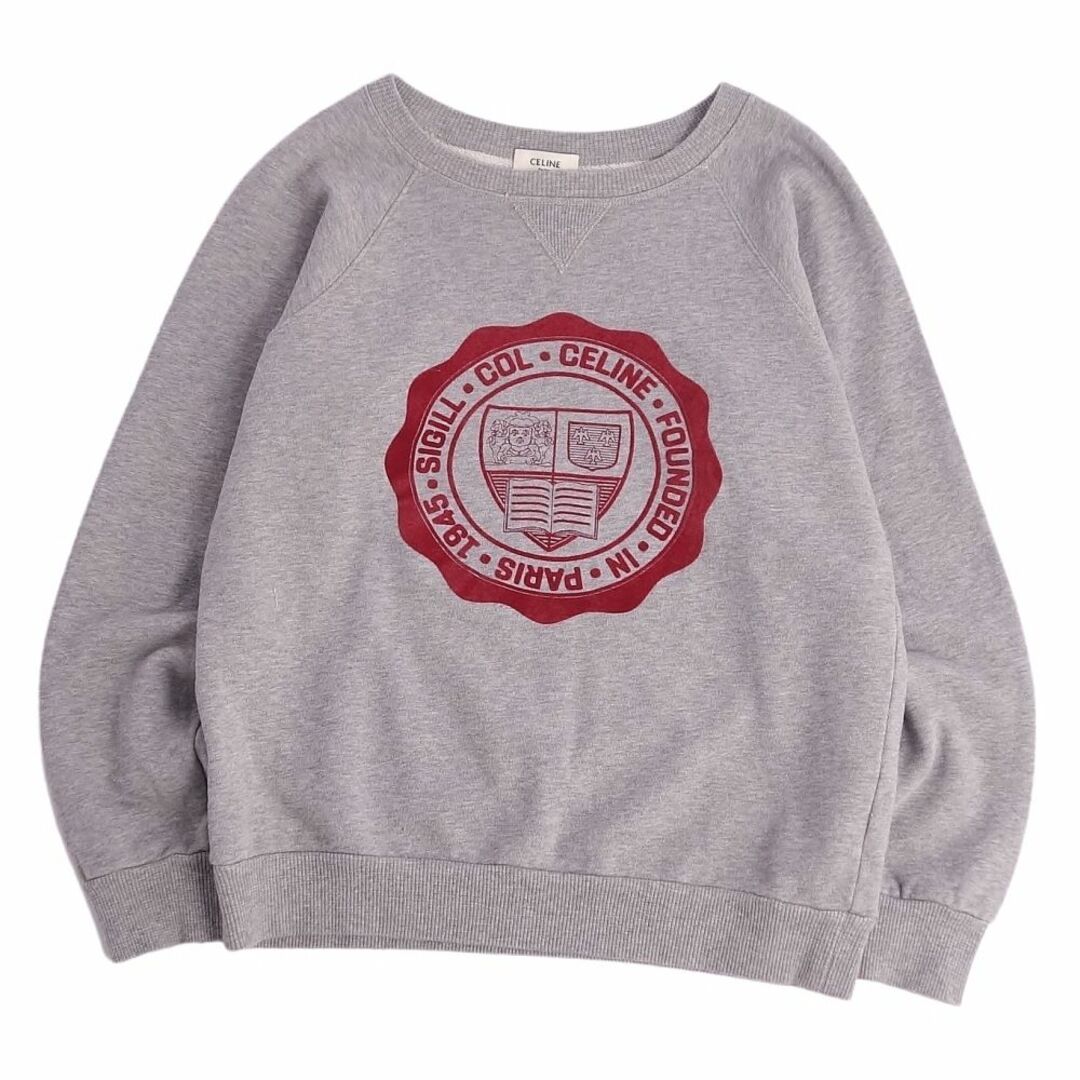 極美品 セリーヌ CELINE スウェット 20SS カレッジロゴ トレーナー ロングスリーブ コットン トップス レディース XS グレー | フリマアプリ ラクマ 極美品 セリーヌ CELINE スウェット 20SS カレッジロゴ トレーナー ロングスリーブ コットン トップス レディース XS グレー | フリマアプリ ラクマ