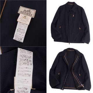 美品 エルメス HERMES ジャケット ジップアップ コットン
