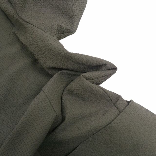 極美品 ラルディーニ LARDINI セットアップ シングル スーツ 春夏 ジャケット イージーパンツ メンズ イタリア製 50(M相当) グリーン