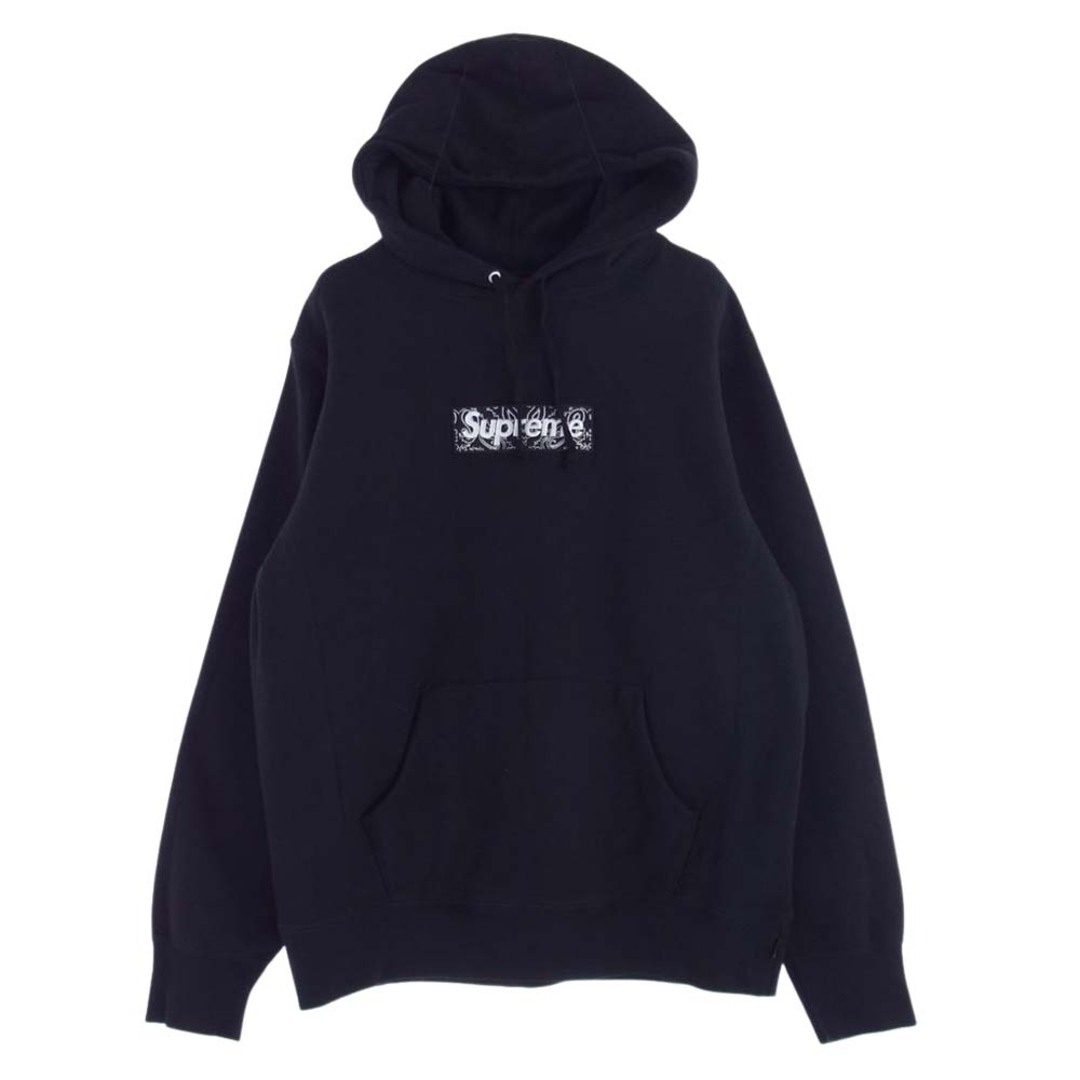 Supreme Bandana Box Logo Hooded パーカー　黒