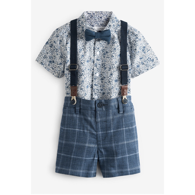 NEXT(ネクスト)のnext 3-4y 半袖フォーマル4点セット キッズ/ベビー/マタニティのキッズ服男の子用(90cm~)(ドレス/フォーマル)の商品写真