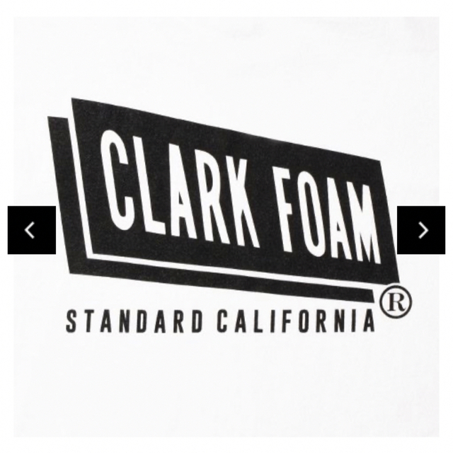 STANDARD CALIFORNIA(スタンダードカリフォルニア)のCLARK FOAM × STANDARD CALIFORNIA LOGO T メンズのトップス(Tシャツ/カットソー(半袖/袖なし))の商品写真