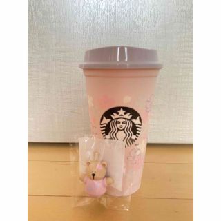 スターバックスコーヒー(Starbucks Coffee)のスタバ　さくら　2023　リユーザブルカップ　ドリンクホールキャップベアリスタ⑩(容器)