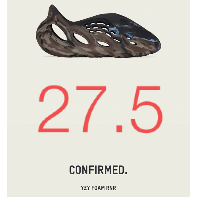 yzy foam runner 27.5 アディダス YEEZY