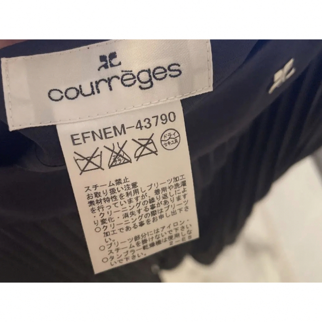 Courreges(クレージュ)のCourreges　プリーツスカート　フレアスカート　フリルスカート　フォーマル レディースのスカート(ひざ丈スカート)の商品写真