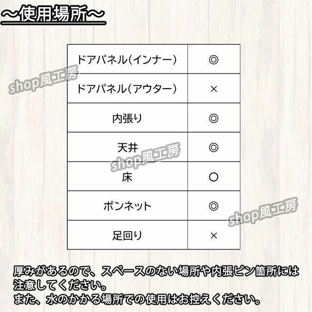 不燃性使用【ビッグサイズ】吸音材4枚セット！デッドニング【音質向上、防音材、遮音材】