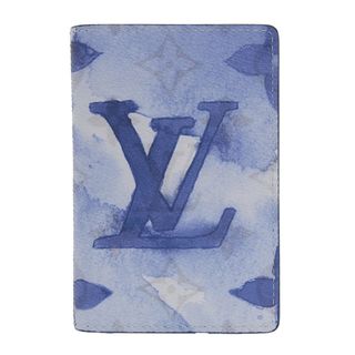 ルイヴィトン(LOUIS VUITTON)のルイヴィトン ウォーターカラー カードケース レザー M80455(パスケース/IDカードホルダー)