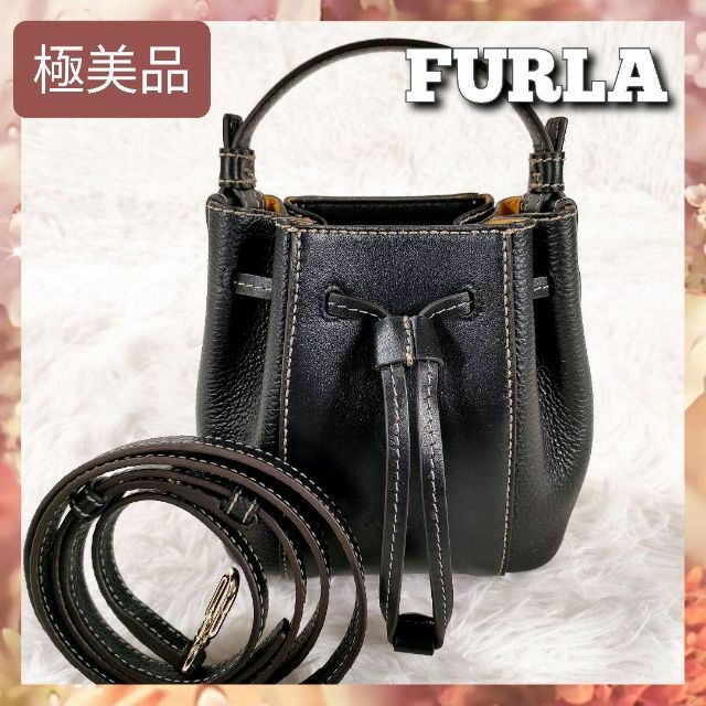 【未使用】FURLA レザー　2way  ハンドバッグ　ショルダーバッグ