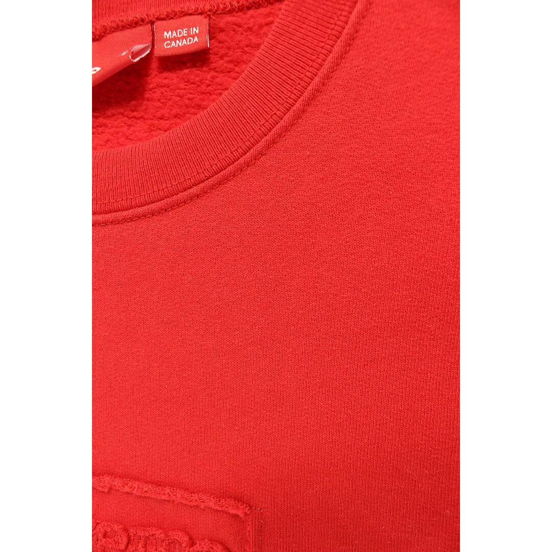 Supreme Cutout Logo Crewneck Red L