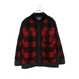 ジュンヤワタナベコムデギャルソン(JUNYA WATANABE COMME des GARCONS)のコムデギャルソンジュンヤワタナベマン  WH-J016 AD2021 キルティング切り替えウールチェックブルゾン  メンズ L(ブルゾン)