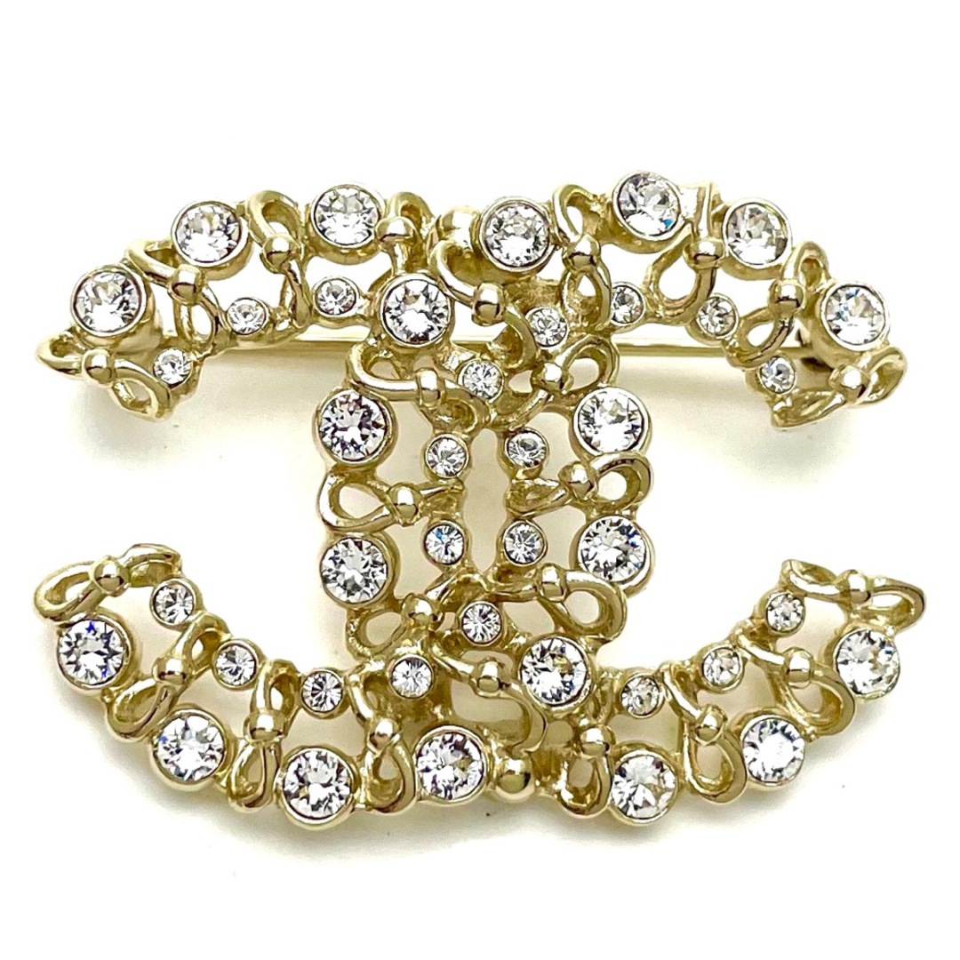 アクセサリー CHANEL シャネル ブローチ ココマーク ココ ゴールド
