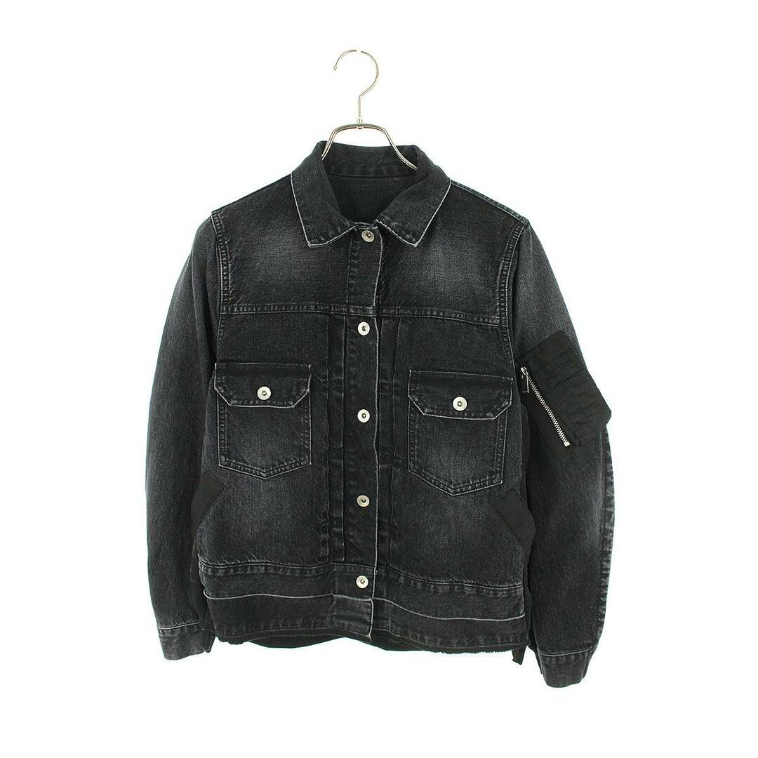 サカイ  SCW-051 Denim×MA-1 Jacket ドッキングデニムジャケット レディース 2