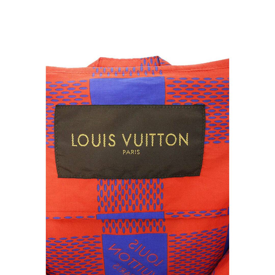 LOUIS VUITTON(ルイヴィトン)のルイヴィトン  12SS  Maasai Check P/O Nylon Jacket RM121 H1BS66PMT マサイチェックナイロンジャケットブルゾン  メンズ 54 メンズのジャケット/アウター(ブルゾン)の商品写真