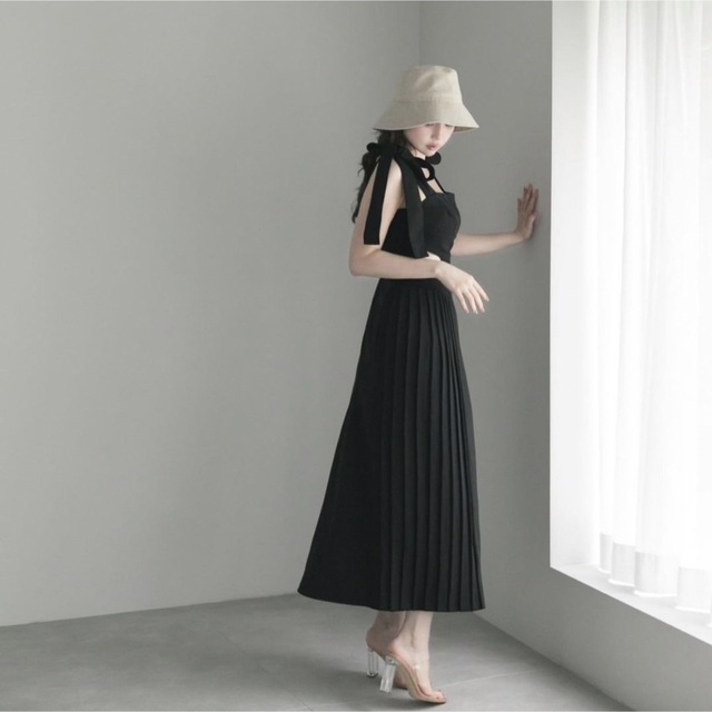 andmary アンリボンプリーツドレス | www.innoveering.net