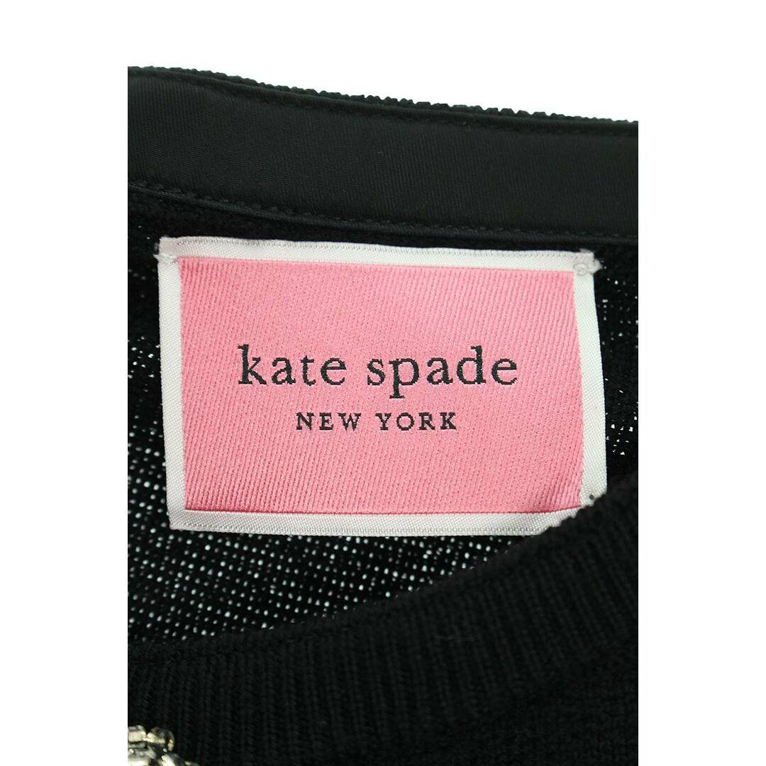 kate spade new york(ケイトスペードニューヨーク)のケイトスペード リボン付きウールワンピース  レディース XS レディースのワンピース(ロングワンピース/マキシワンピース)の商品写真