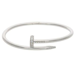 カルティエ(Cartier)のカルティエ  JUSTE UN CLOU BRACELET DIA K18WGブレスレット  メンズ 18(ブレスレット)